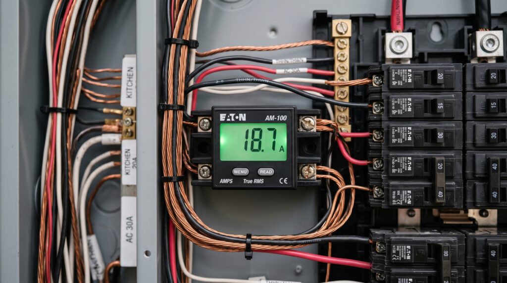Watts to amps calculator for home electrical systems and circuit breaker sizing
